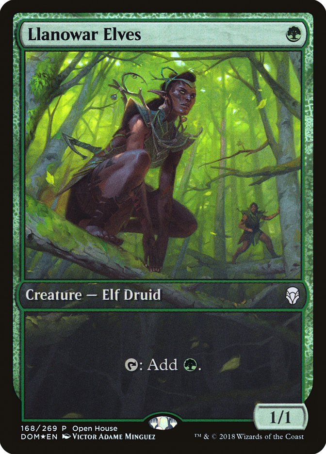 Llanowar Elves (Open House) [Dominaria Promos] | Gear Gaming Bentonville