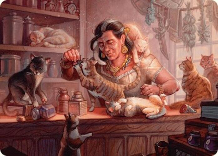 Cat Collector Art Card (1/54) [Foundations Art Series] | Gear Gaming Bentonville