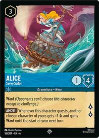Alice - Savvy Sailor (161/204) [Azurite Sea] | Gear Gaming Bentonville