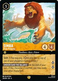 Simba - Pride Protector (20/204) [Azurite Sea] | Gear Gaming Bentonville