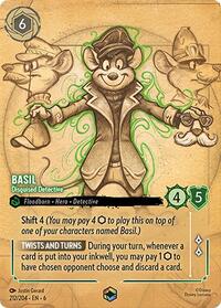 Basil - Disguised Detective (Enchanted) (212/204) [Azurite Sea] | Gear Gaming Bentonville