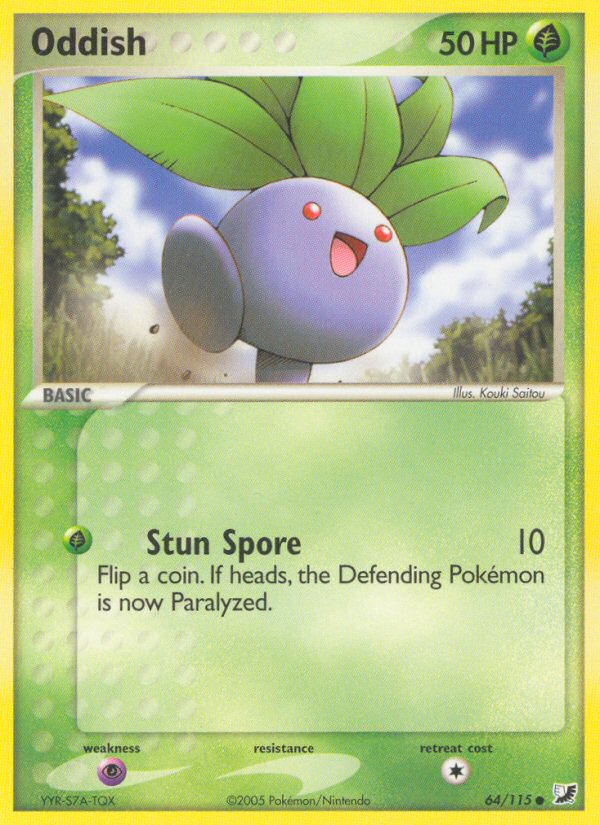 Oddish (64/115) [EX: Unseen Forces] | Gear Gaming Bentonville