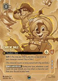 Chip 'n' Dale - Recovery Rangers (Enchanted) (205/204) [Azurite Sea] | Gear Gaming Bentonville