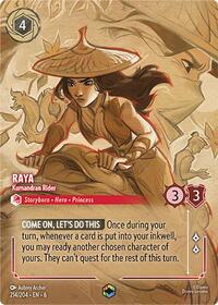 Raya - Kumandran Rider (Enchanted) (214/204) [Azurite Sea] | Gear Gaming Bentonville