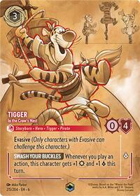 Tigger - In the Crow's Nest (Enchanted) (215/204) [Azurite Sea] | Gear Gaming Bentonville