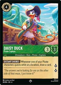 Daisy Duck - Pirate Captain (81/204) [Azurite Sea] | Gear Gaming Bentonville