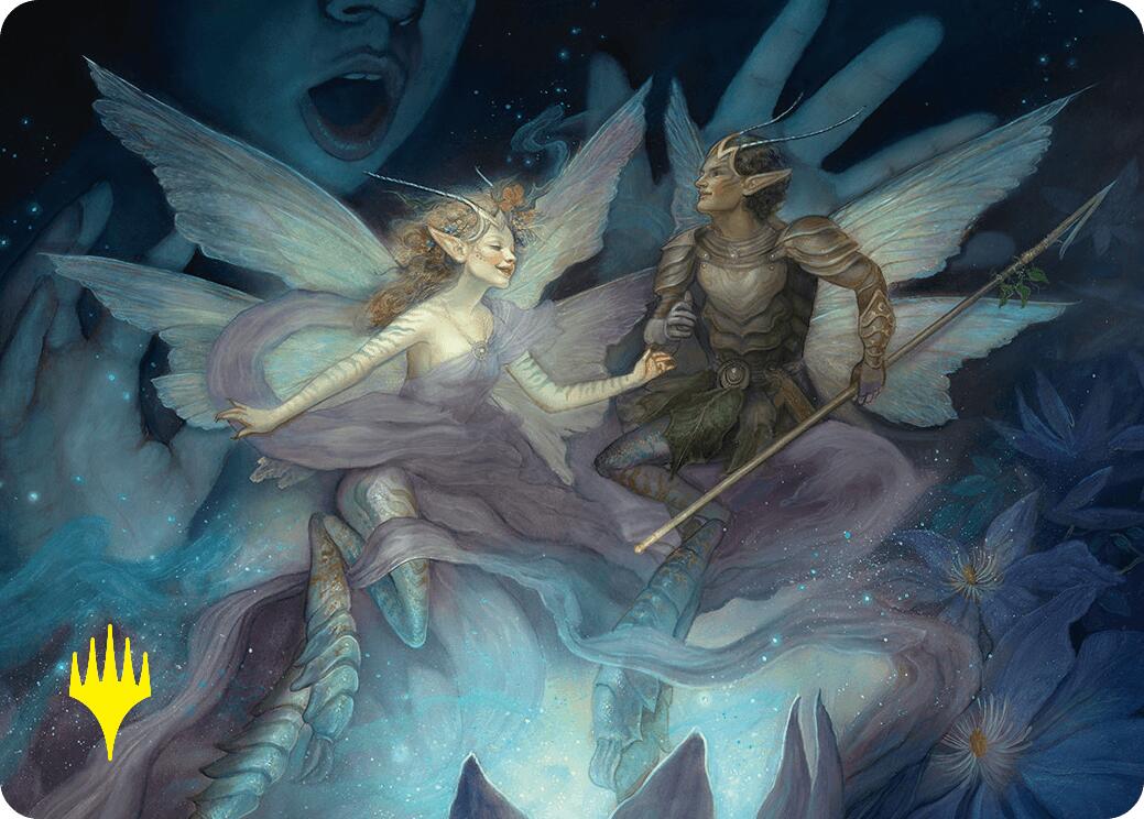 Faebloom Trick Art Card (6/54) (Gold-Stamped Signature) [Foundations Art Series] | Gear Gaming Bentonville