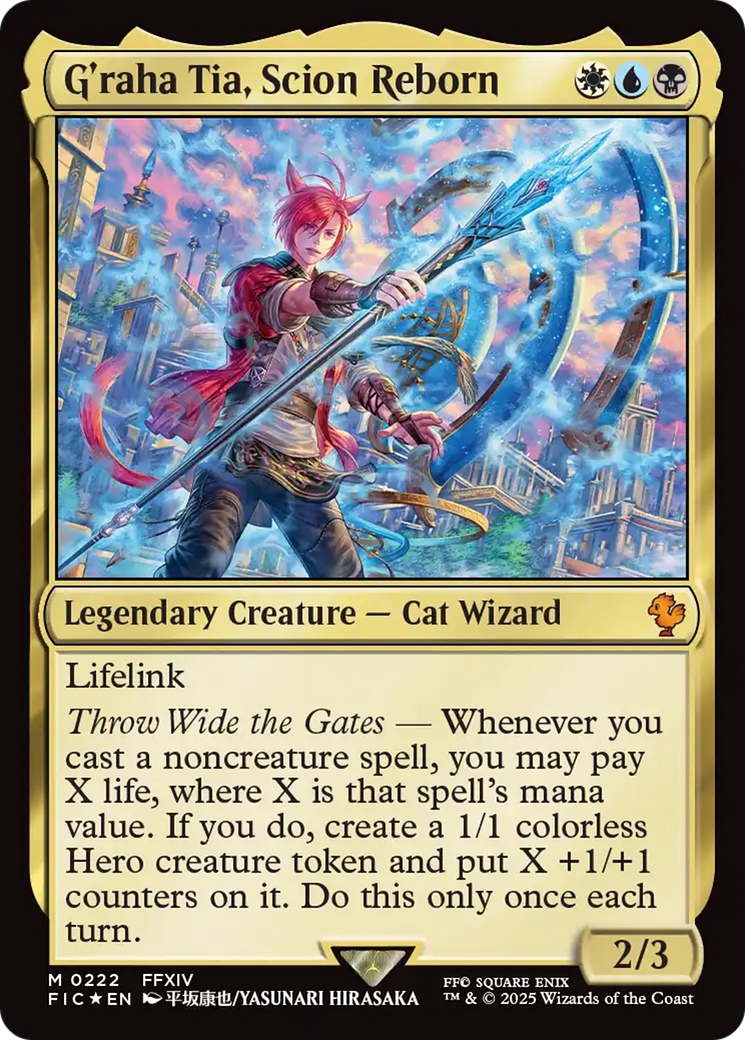 G'raha Tia, Scion Reborn (Surge Foil) [FINAL FANTASY Commander] | Gear Gaming Bentonville