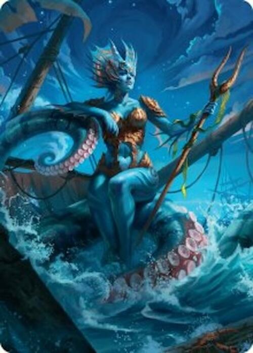 Kiora, the Rising Tide Art Card (30/54) [Foundations Art Series] | Gear Gaming Bentonville