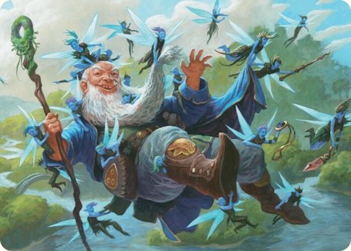 Mischievous Mystic Art Card (7/54) [Foundations Art Series] | Gear Gaming Bentonville