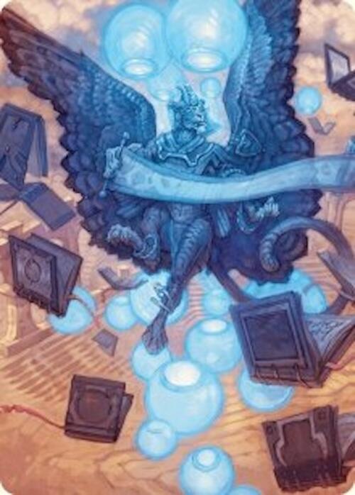 Sphinx of Forgotten Lore Art Card (33/54) [Foundations Art Series] | Gear Gaming Bentonville