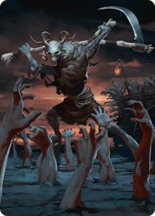 Abyssal Harvester Art Card (34/54) [Foundations Art Series] | Gear Gaming Bentonville