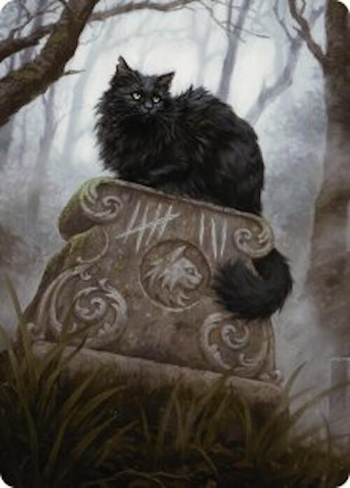 Nine-Lives Familiar 2 Art Card (36/54) [Foundations Art Series] | Gear Gaming Bentonville