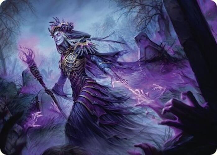 Zul Ashur, Lich Lord Art Card (10/54) [Foundations Art Series] | Gear Gaming Bentonville