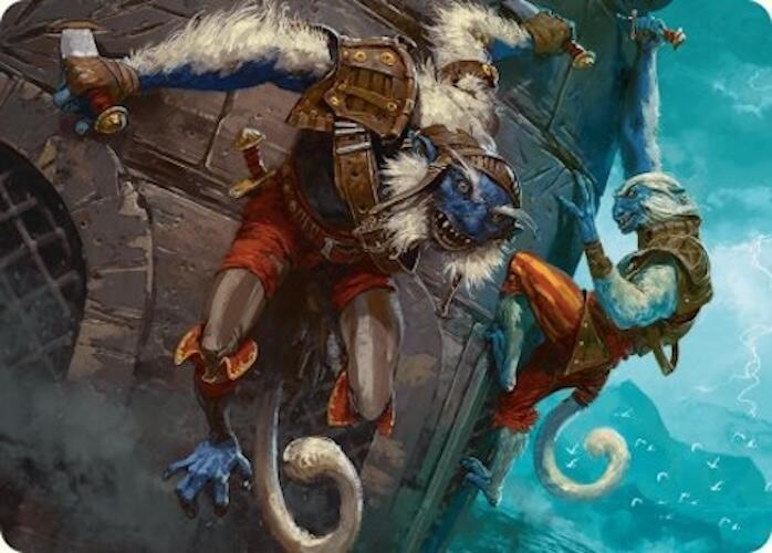 Goblin Boarders Art Card (11/54) [Foundations Art Series] | Gear Gaming Bentonville