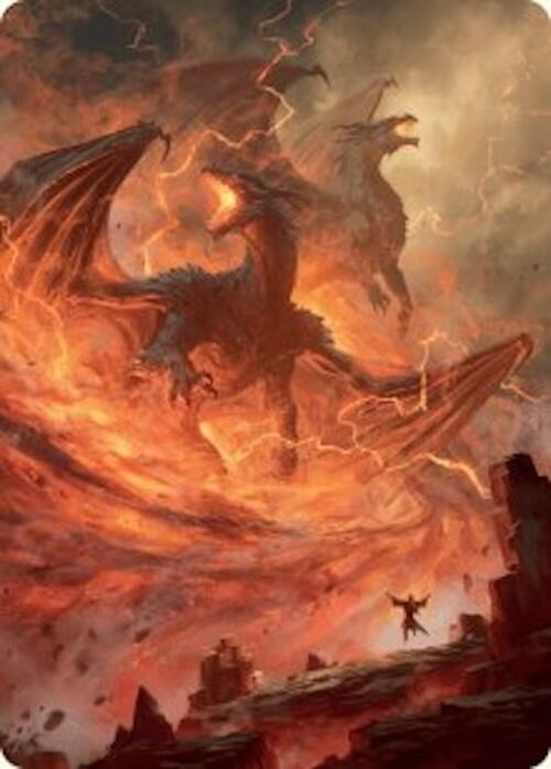 Rite of the Dragoncaller Art Card (38/54) [Foundations Art Series] | Gear Gaming Bentonville