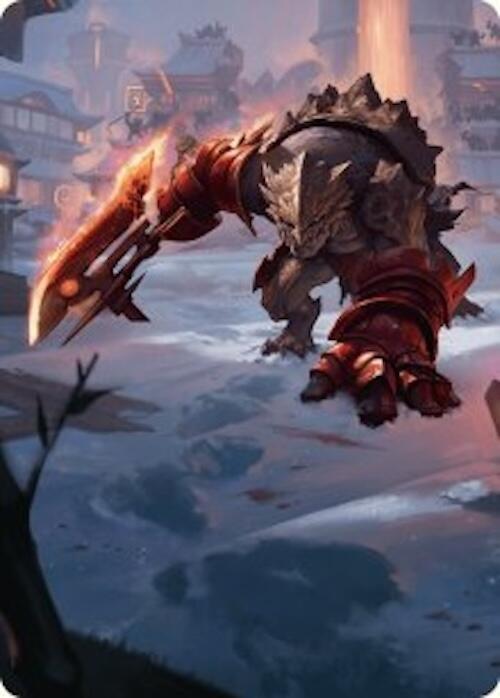 Searslicer Goblin Art Card (39/54) [Foundations Art Series] | Gear Gaming Bentonville