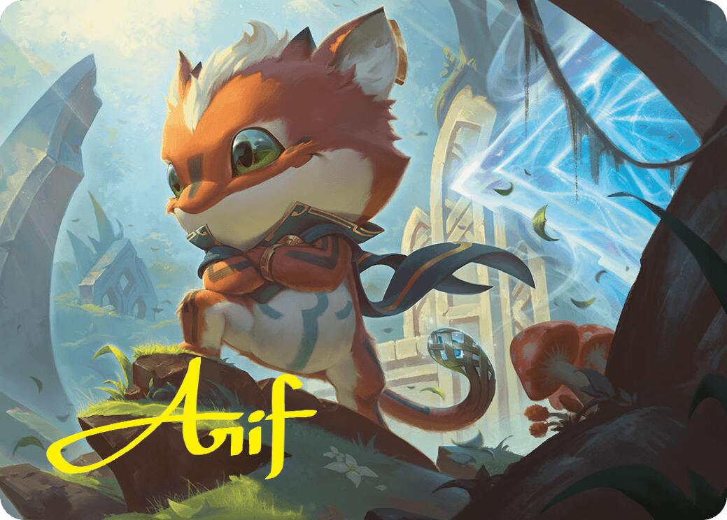 Loot, Exuberant Explorer Art Card (12/54) (Gold-Stamped Signature) [Foundations Art Series] | Gear Gaming Bentonville
