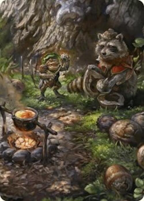 Sylvan Scavenging Art Card (46/54) [Foundations Art Series] | Gear Gaming Bentonville