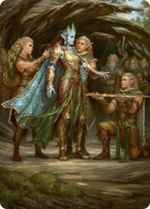 Lathril, Blade of the Elves Art Card (48/54) [Foundations Art Series] | Gear Gaming Bentonville