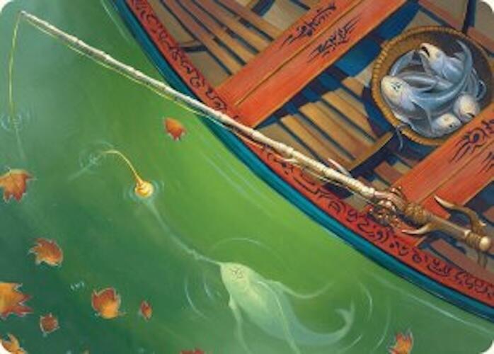 Fishing Pole Art Card (18/54) [Foundations Art Series] | Gear Gaming Bentonville