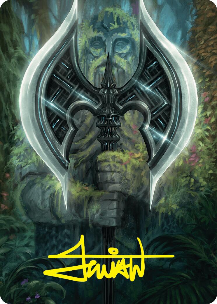 Leyline Axe Art Card (49/54) (Gold-Stamped Signature) [Foundations Art Series] | Gear Gaming Bentonville