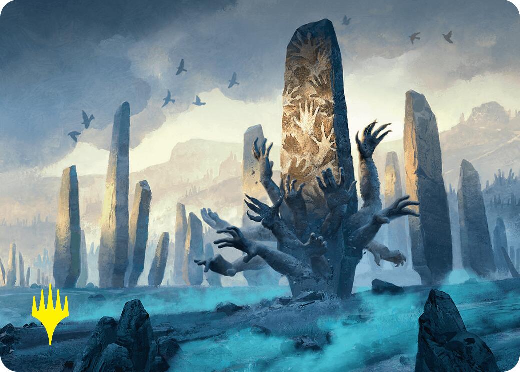 Soulstone Sanctuary Art Card (19/54) (Gold-Stamped Signature) [Foundations Art Series] | Gear Gaming Bentonville