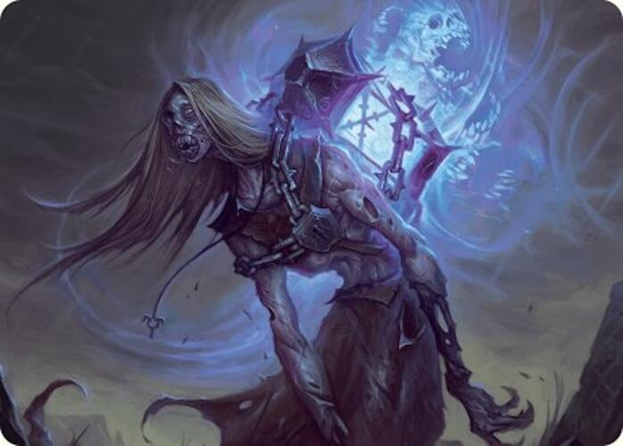 Soul-Shackled Zombie Art Card (9/54) [Foundations Art Series] | Gear Gaming Bentonville