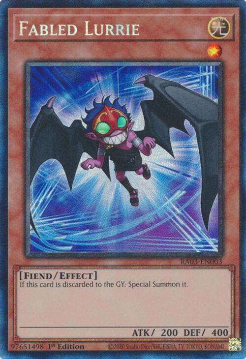 Fabled Lurrie (CR) [RA03-EN003] Prismatic Collector's Rare | Gear Gaming Bentonville