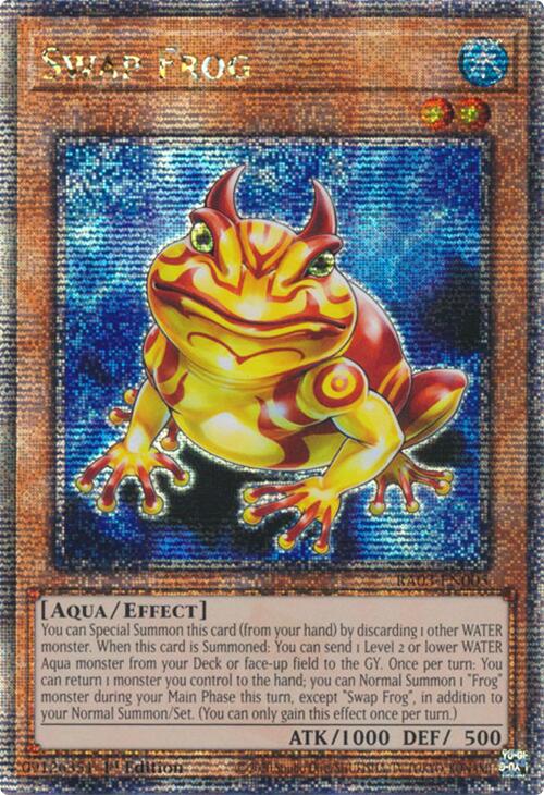 Swap Frog (Quarter Century Secret Rare) [RA03-EN005] Quarter Century Secret Rare | Gear Gaming Bentonville