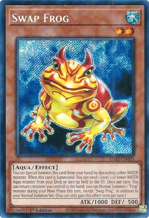 Swap Frog (Secret Rare) [RA03-EN005] Secret Rare | Gear Gaming Bentonville