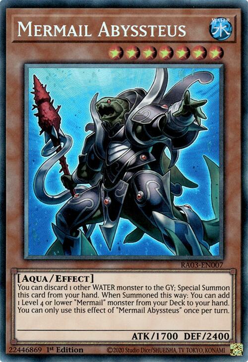Mermail Abyssteus (CR) [RA03-EN007] Prismatic Collector's Rare | Gear Gaming Bentonville