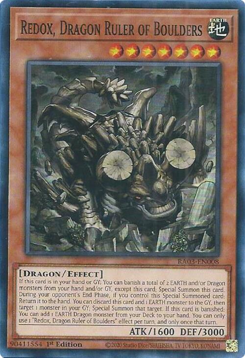 Redox, Dragon Ruler of Boulders [RA03-EN008] Super Rare | Gear Gaming Bentonville