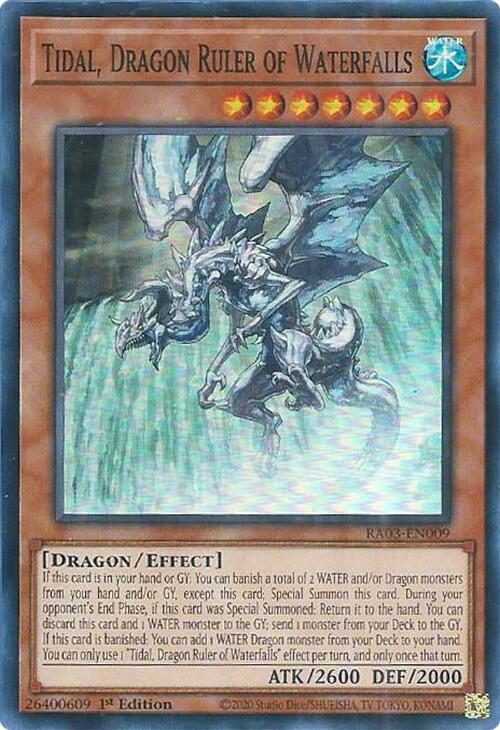 Tidal, Dragon Ruler of Waterfalls [RA03-EN009] Super Rare | Gear Gaming Bentonville