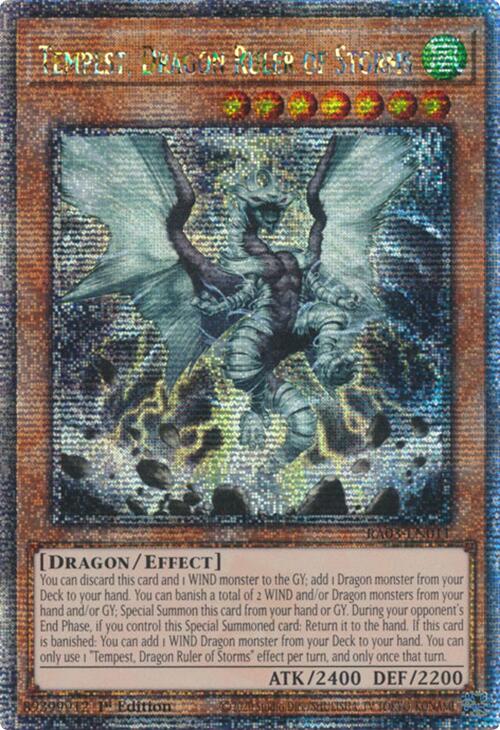 Tempest, Dragon Ruler of Storms (Quarter Century Secret Rare) [RA03-EN011] Quarter Century Secret Rare | Gear Gaming Bentonville