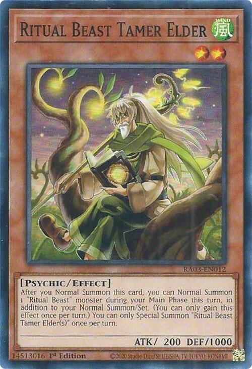 Ritual Beast Tamer Elder [RA03-EN012] Super Rare | Gear Gaming Bentonville