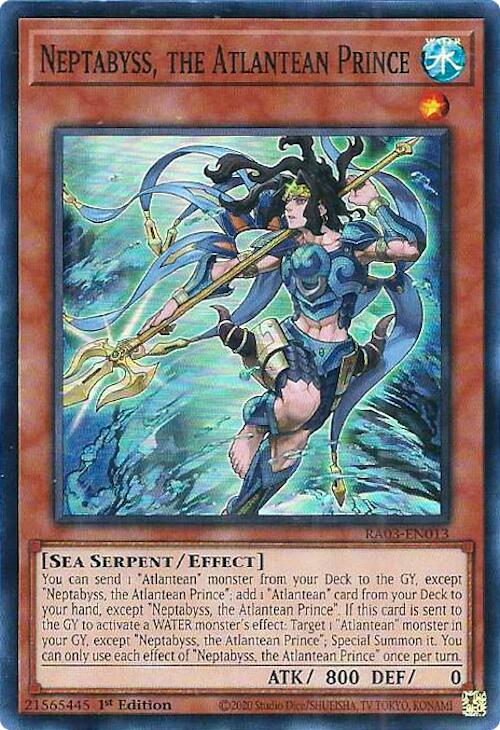Neptabyss, the Atlantean Prince [RA03-EN013] Super Rare | Gear Gaming Bentonville
