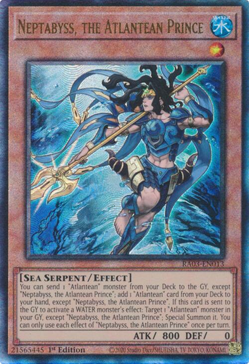 Neptabyss, the Atlantean Prince (UTR) [RA03-EN013] Prismatic Ultimate Rare | Gear Gaming Bentonville