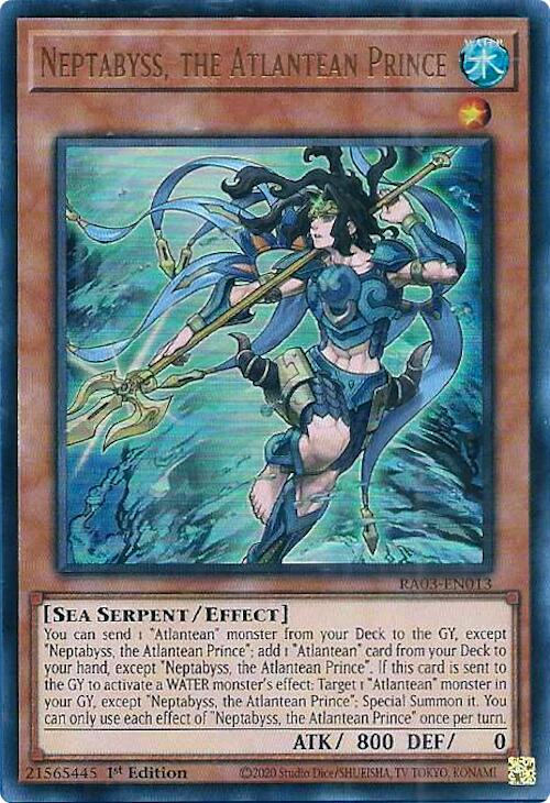 Neptabyss, the Atlantean Prince (UR) [RA03-EN013] Ultra Rare | Gear Gaming Bentonville