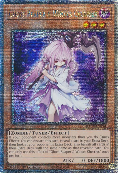 Ghost Reaper & Winter Cherries (Quarter Century Secret Rare) [RA03-EN014] Quarter Century Secret Rare | Gear Gaming Bentonville