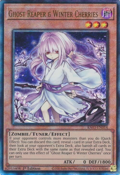Ghost Reaper & Winter Cherries (Alternate Art) (PUR) [RA03-EN014] Prismatic Ultimate Rare | Gear Gaming Bentonville