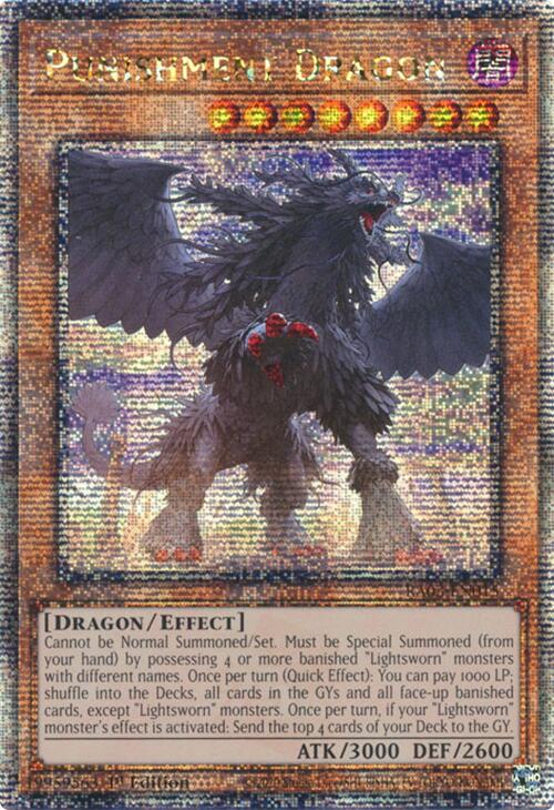 Punishment Dragon (Quarter Century Secret Rare) [RA03-EN015] Quarter Century Secret Rare | Gear Gaming Bentonville