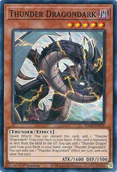 Thunder Dragondark [RA03-EN018] Super Rare | Gear Gaming Bentonville