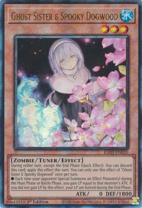 Ghost Sister & Spooky Dogwood (UTR) [RA03-EN020] Prismatic Ultimate Rare | Gear Gaming Bentonville