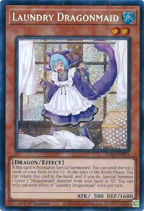 Laundry Dragonmaid (Secret Rare) [RA03-EN021] Secret Rare | Gear Gaming Bentonville