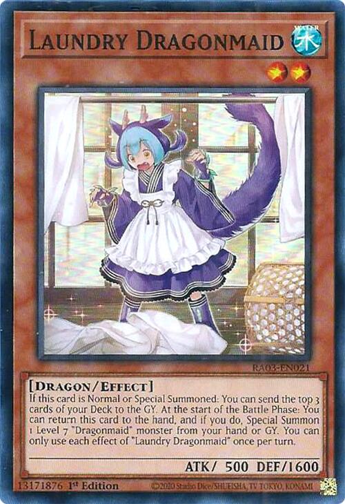 Laundry Dragonmaid [RA03-EN021] Super Rare | Gear Gaming Bentonville