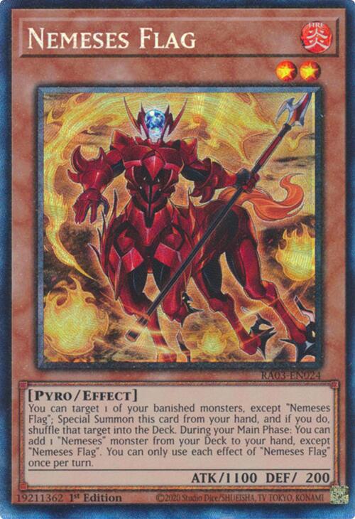 Nemeses Flag (CR) [RA03-EN024] Prismatic Collector's Rare | Gear Gaming Bentonville