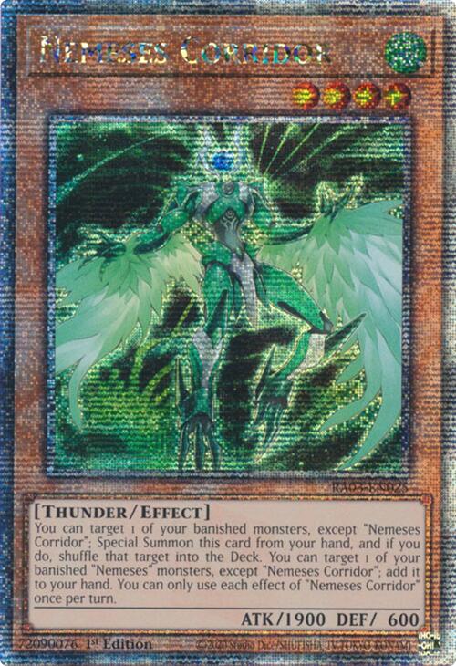 Nemeses Corridor (Quarter Century Secret Rare) [RA03-EN025] Quarter Century Secret Rare | Gear Gaming Bentonville