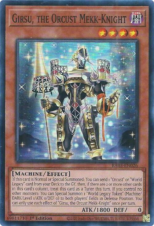 Girsu, the Orcust Mekk-Knight [RA03-EN026] Super Rare | Gear Gaming Bentonville