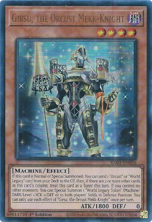 Girsu, the Orcust Mekk-Knight (UR) [RA03-EN026] Ultra Rare | Gear Gaming Bentonville